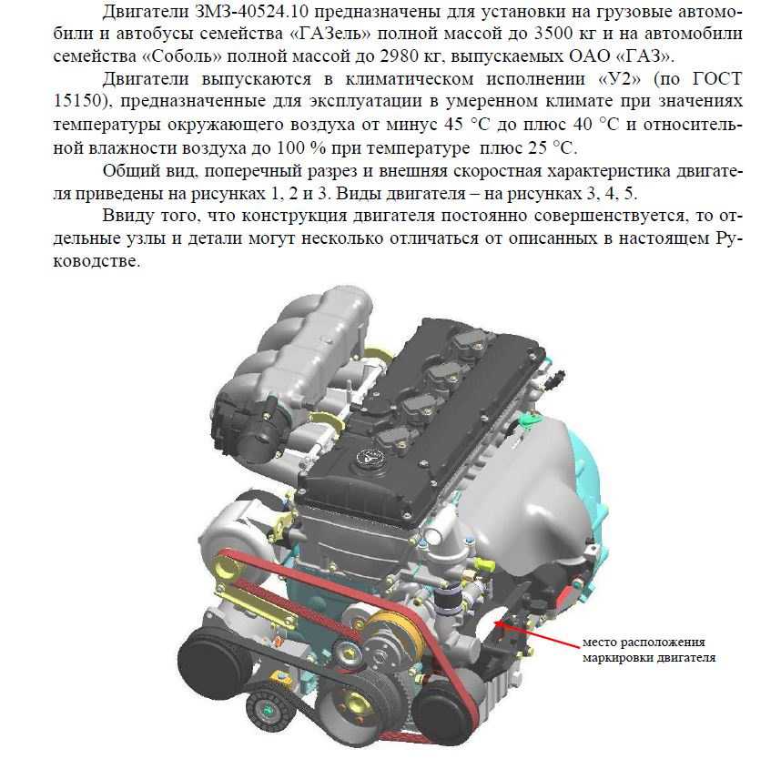 Где находится номер двигателя на газели 406 инжектор фото