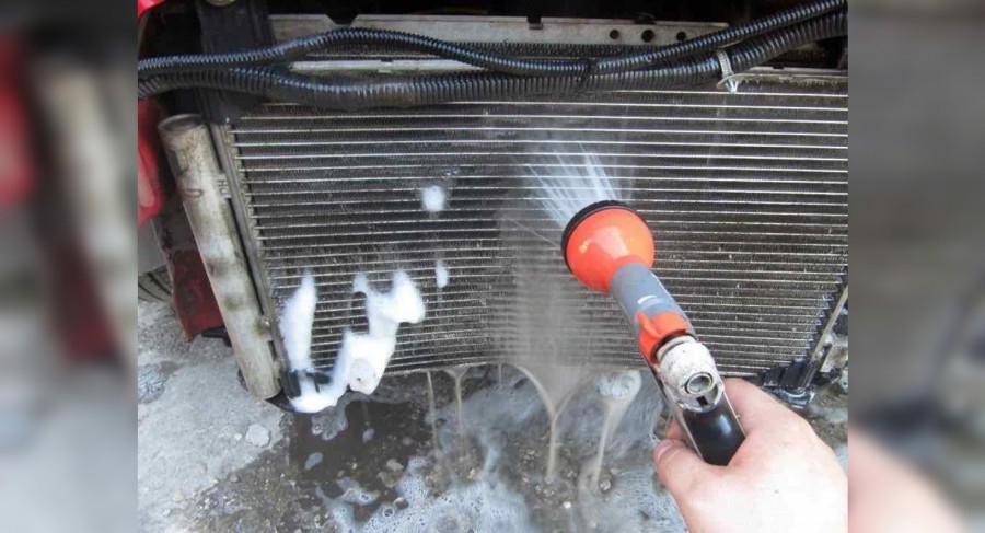 Промывка радиаторов без снятия вольво