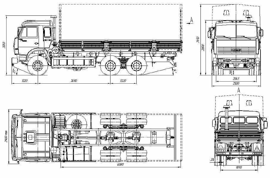 53501 камаз схема