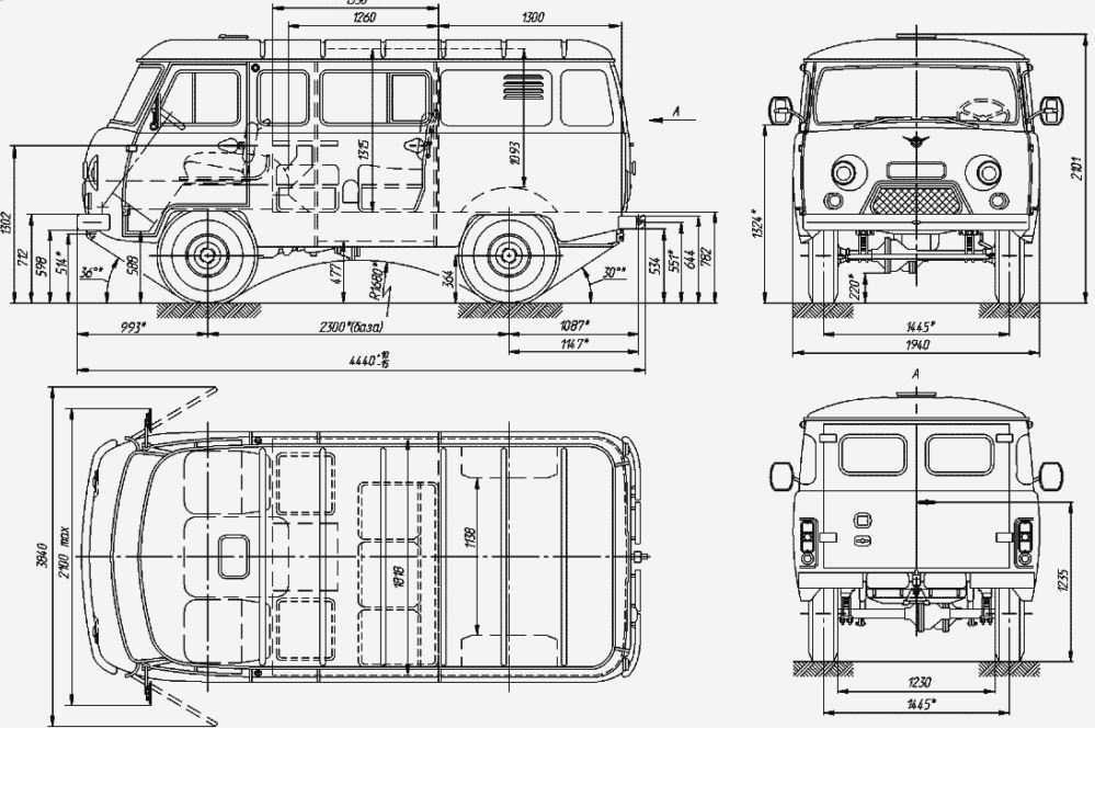 Устройство уаз буханка в картинках