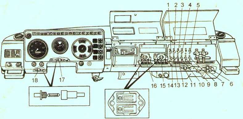 Камаз схема расположения реле