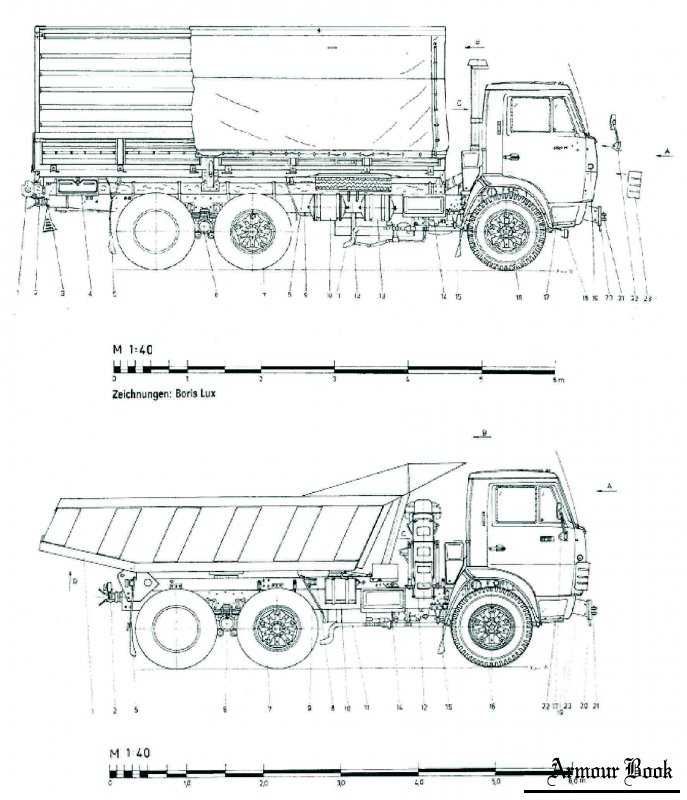 Камаз 5511 рисунок