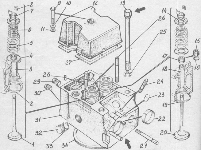 Схема головки камаз. Головка блока цилиндров КАМАЗ 740 схема. ГБЦ КАМАЗ 740. Головка цилиндра КАМАЗ 740 схема. Клапан ГБЦ КАМАЗ 740.