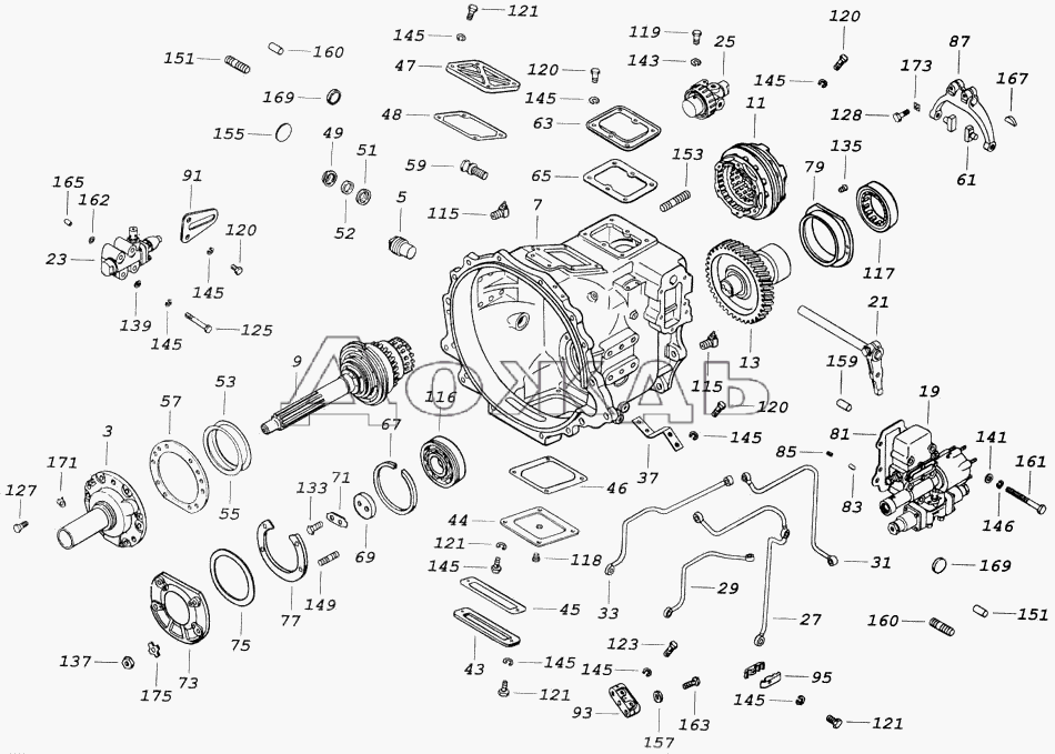 Коробка передач камаз 43118 схема переключения
