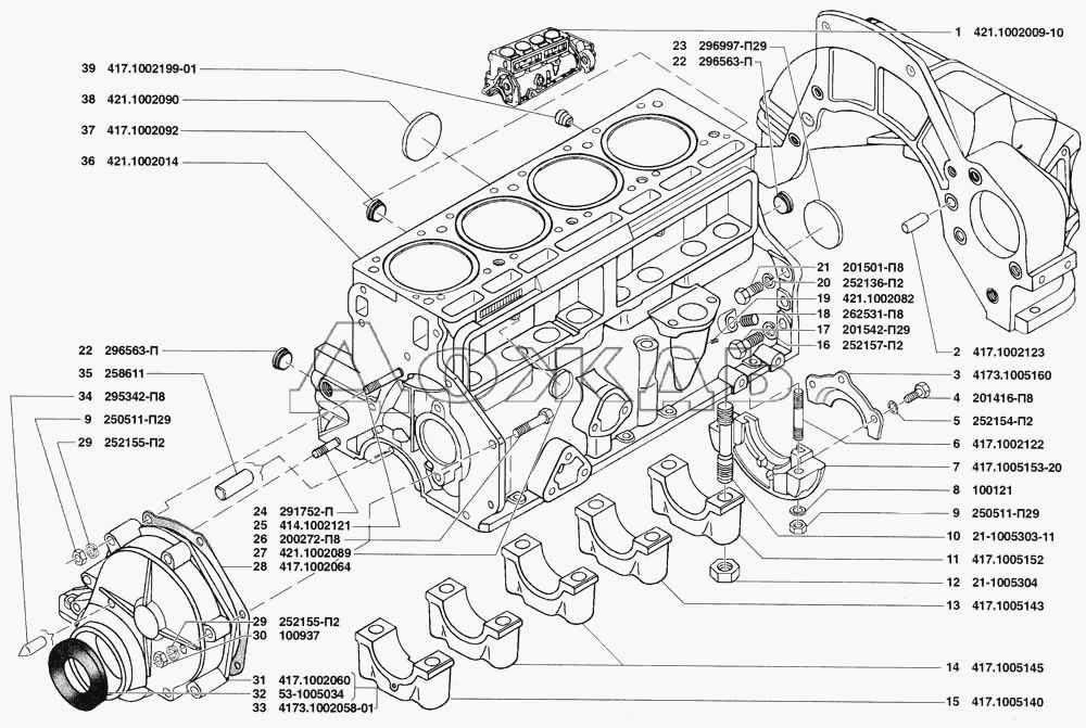 Схема двигателя уаз 421. Блок цилиндров двигателя УАЗ-3962. Первый цилиндр УАЗ 409. Заглушка блока УАЗ 417. Мотор 421 УАЗ заглушка на головке блока.