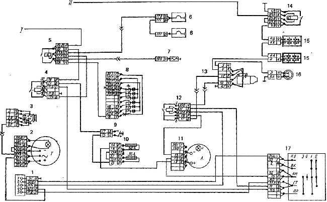 Схема включения массы камаз 5320 цветная