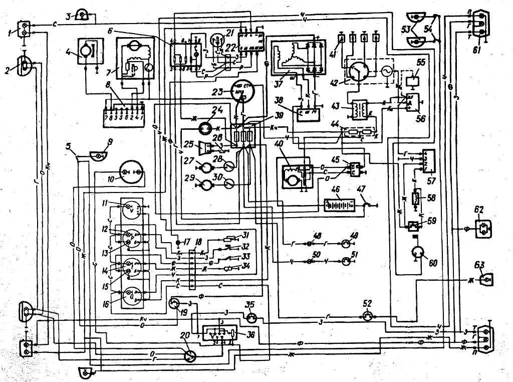 Схема электропроводки уаз 3303