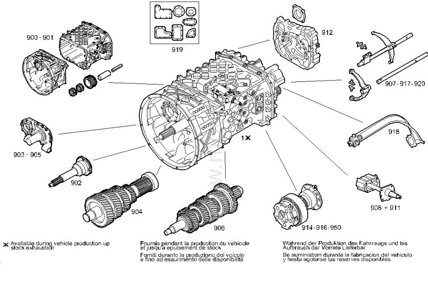 Коробка камаз zf 16 схема переключения