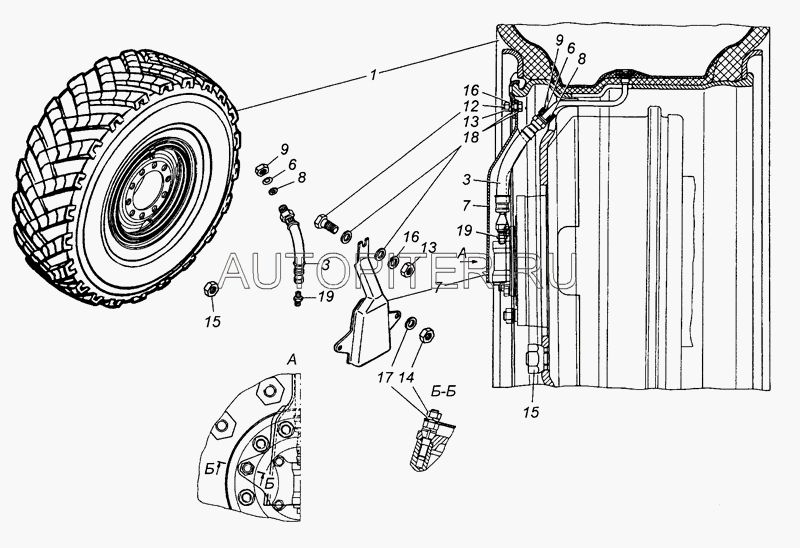 Схема подкачки колес камаз 43118 вездеход