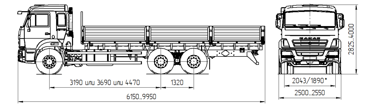 Мод камаз 65115 схема