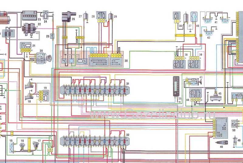 Проводка газель 406 карбюратор схема