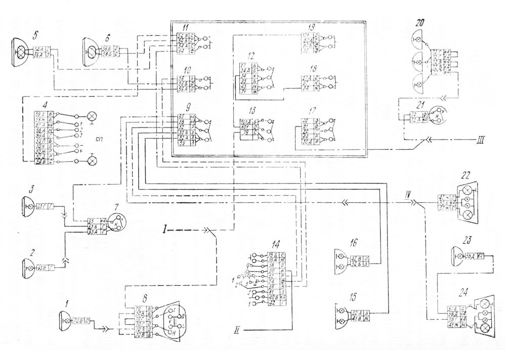 Схема электропроводки камаз 55111
