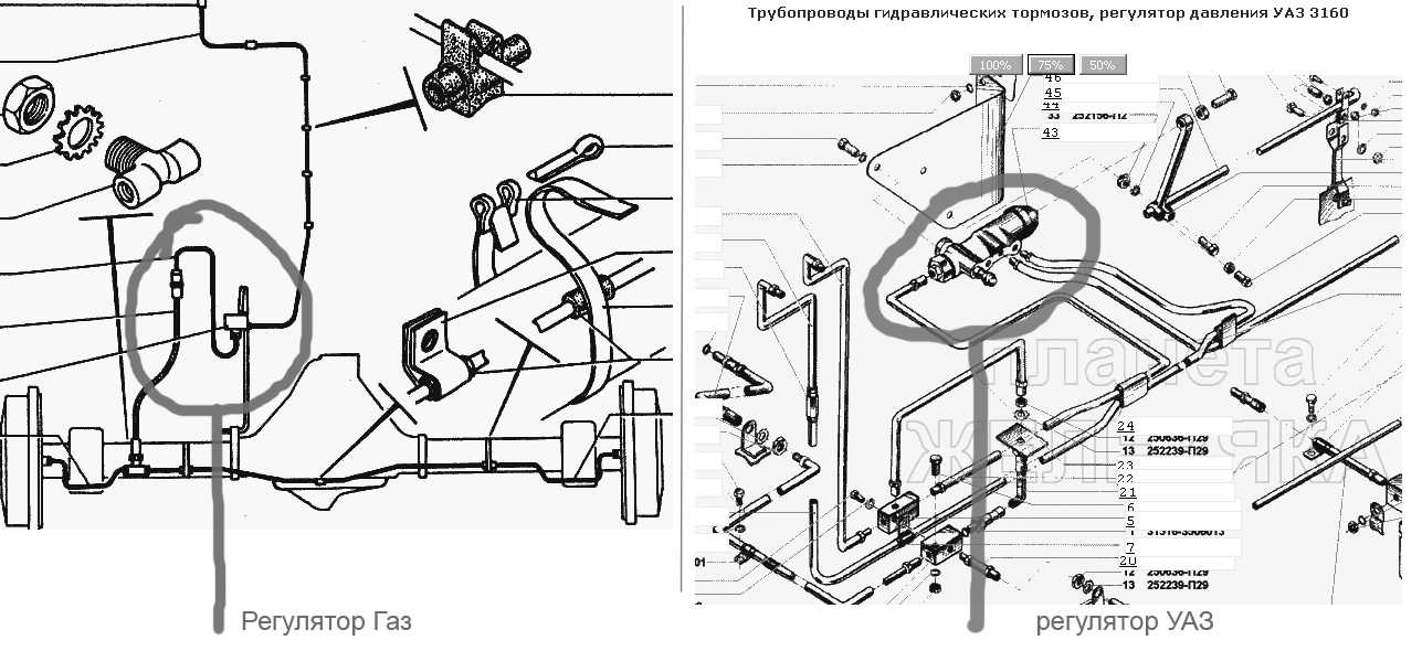 Тормозная система уаз буханка старого образца схема и описание