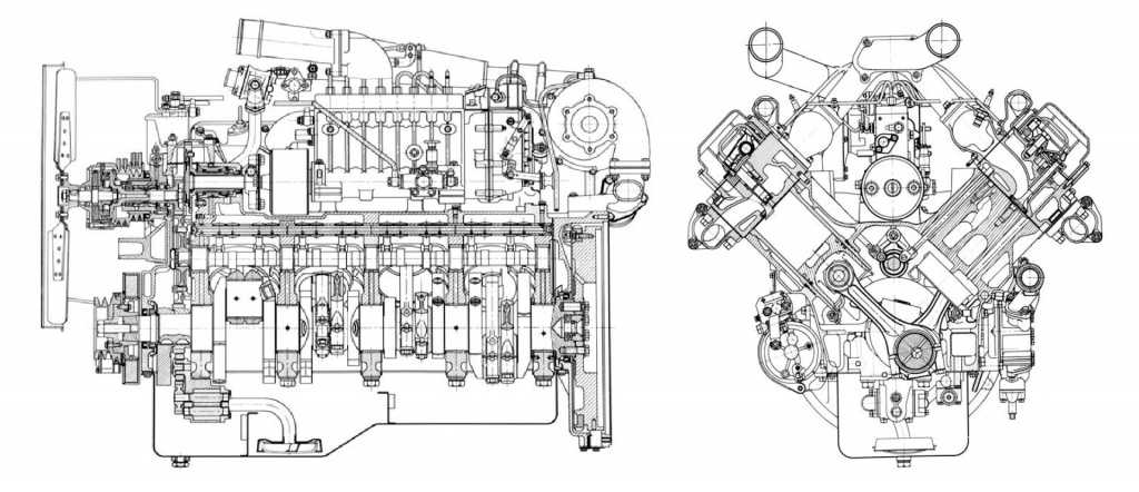 Двигатель ямз 236 чертеж двигателя